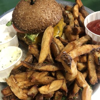 Rodeo Goat - Veggie burger & fries - Burgers Near Me - Plano, Texas Rodeo Goat - Veggie burger & fries - Burgers Near Me - Plano, Texas