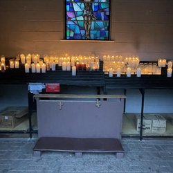 The Chapel of Lights to light a candle for a loved one @ Our Lady of Fatima Shrine in Holliston MA. A FREE EVENT & FREE PARKING!