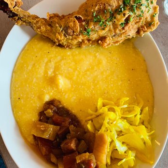 PK’s Roosevelt Room - Fried rabbit leg with cheese grits - Venues & Event Spaces Near Me - St. Augustine, Florida PK’s Roosevelt Room - Fried rabbit leg with cheese grits - Venues & Event Spaces Near Me - St. Augustine, Florida
