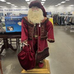 Life-sized Santa