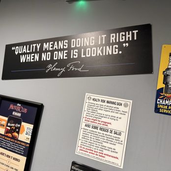 Ford's Garage Plano - Great quotes and fun signs - Burgers Near Me - Plano, Texas