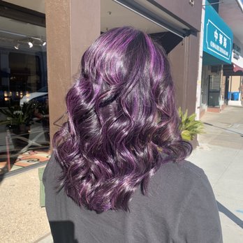 Maison Deux - Purple highlights by Jamie M. - Hair Salons Near Me - San Mateo, California Maison Deux - Purple highlights by Jamie M. - Hair Salons Near Me - San Mateo, California