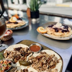 Las Micheladas Bar & Grill - Carnitas tacos & pancakes