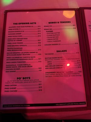 Menu photo 6 Scott Gertner's Rhythm Room Houston, TX Menu photo 6 Scott Gertner's Rhythm Room Houston, TX