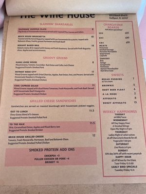 Menu photo 3 The Wine House Gulfport, FL Menu photo 3 The Wine House Gulfport, FL