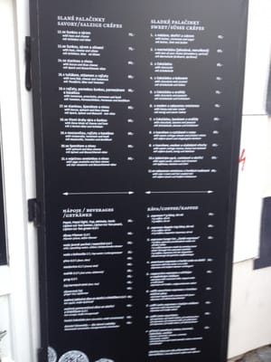 Menu photo 8 MLS Creperie Český Krumlov, JC