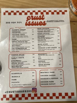 Menu photo 2 Crust Issues Norwalk, CT