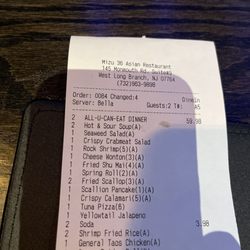Mizu 36 Asian Cuisine - We ate A LOT!