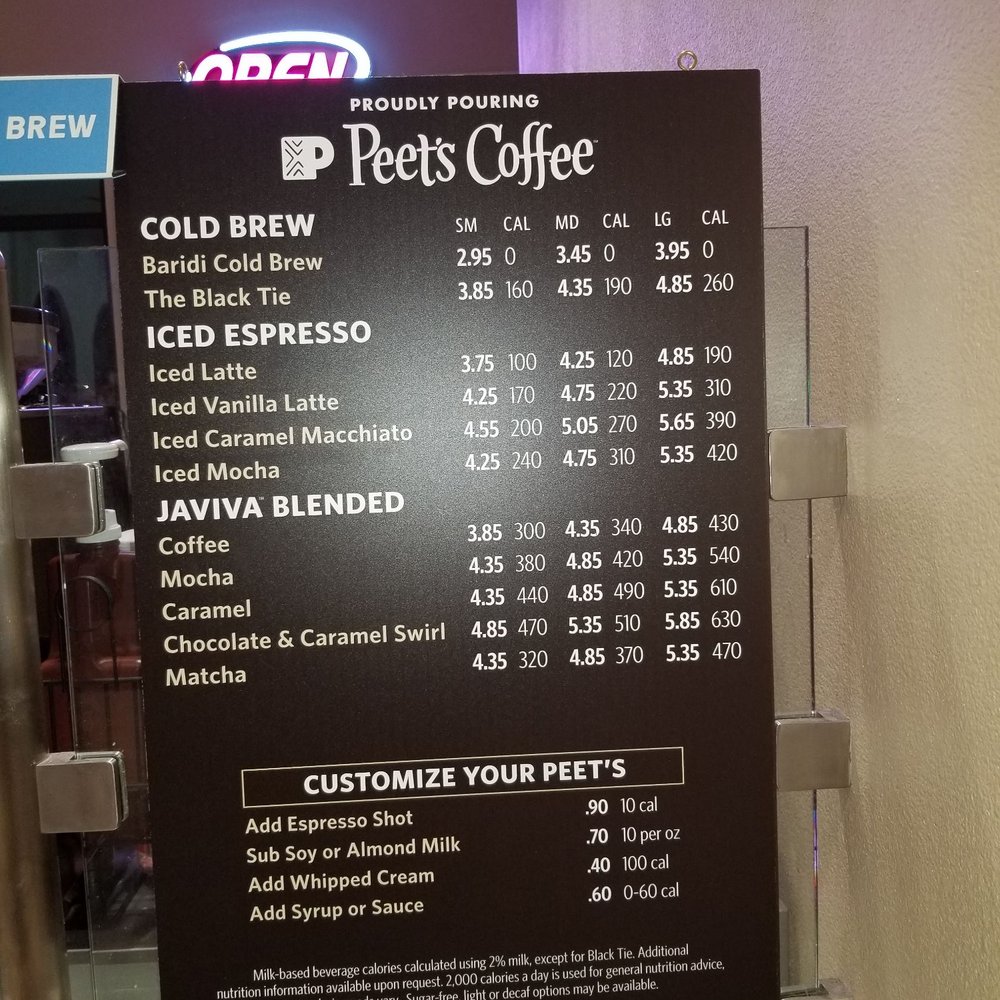 Peets Coffee - Menu - Coffee & Tea Near Me - Yermo, California