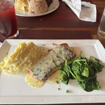 Cafe MoBay - Herb Grilled Salmon - Caribbean Near Me - Bloomfield, New Jersey