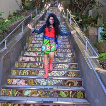 Hidden Garden Steps - Public Art Near Me - San Francisco, California Hidden Garden Steps - Public Art Near Me - San Francisco, California