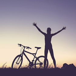 High Desert IV Hydration - Reno mountain biker feeling great after using High Desert IV Hydration