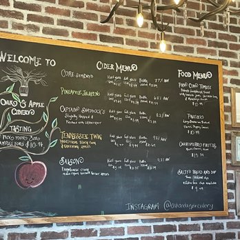 Oak & Apple Cidery - Menu - Cideries Near Me - Penfield, New York Oak & Apple Cidery - Menu - Cideries Near Me - Penfield, New York