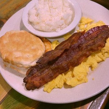 Barn 34 - Two egg meat with bacon and grits with a biscuits - Bars Near Me - Ocean City, Maryland Barn 34 - Two egg meat with bacon and grits with a biscuits - Bars Near Me - Ocean City, Maryland