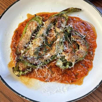 Shy Bird - Stuffed long hots - Salad Near Me - Boston, Massachusetts