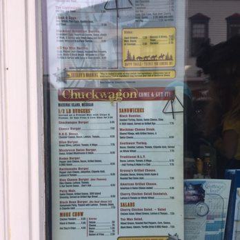 Chuckwagon - If this place has not been featured on diners, drive-ins and dives, it needs to be! So greasy good! - Burgers Near Me - Mackinac Island, Michigan