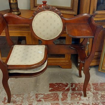 Hospice Hope Chest - Old telephone bench - Thrift Stores Near Me - Mount Dora, Florida
