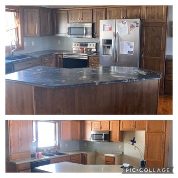 Bay Area Granite & Marble - Transformation photos of our kitchen - Kitchen & Bath Near Me - Wrightstown, Wisconsin