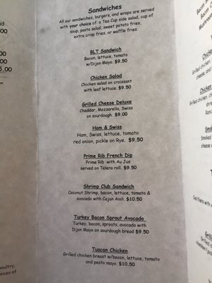 Menu photo 7 Tea Cup Cafe & Bakery Challis, ID