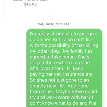 Forever Home Pet Rescue - My last text to them that they never answered (tho they claim I changed my mind on giving them the dog) - Community Service/Non-Profit Near Me - Castaic, California Forever Home Pet Rescue - My last text to them that they never answered (tho they claim I changed my mind on giving them the dog) - Community Service/Non-Profit Near Me - Castaic, California