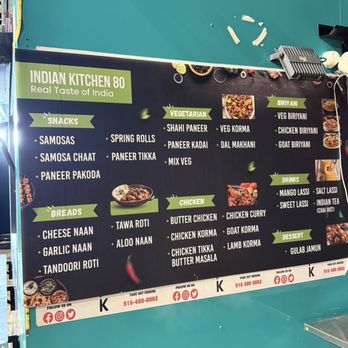 Indian Kitchen 80 - Menu - Indian Near Me - Emigrant Gap, California