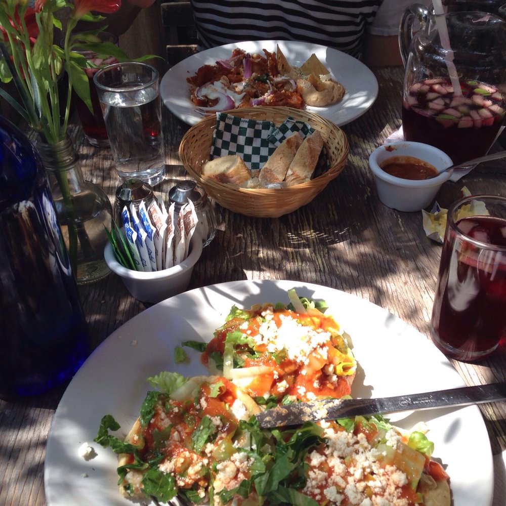 Gorditas, chilaquiles, and sangria Gorditas, chilaquiles, and sangria