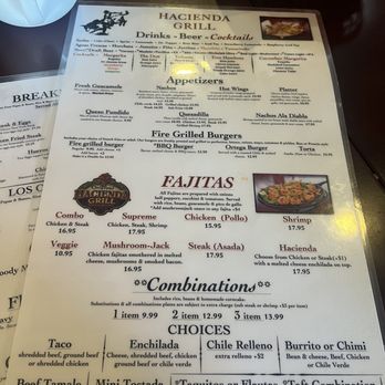 Original Hacienda Grill - Menu - Mexican Near Me - Bakersfield, California Original Hacienda Grill - Menu - Mexican Near Me - Bakersfield, California