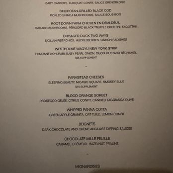 Spruce - January 2026 Saturday prix fixe - American Near Me - San Francisco, California