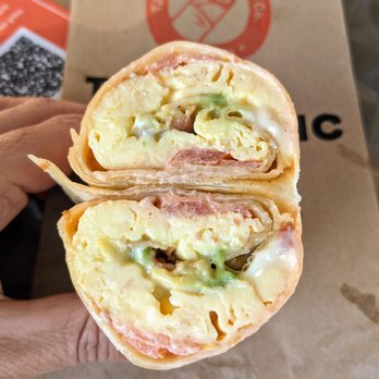 TJ Burrito Co - Bacon Breakfast Burrito - Mexican Near Me - Bonita, California TJ Burrito Co - Bacon Breakfast Burrito - Mexican Near Me - Bonita, California