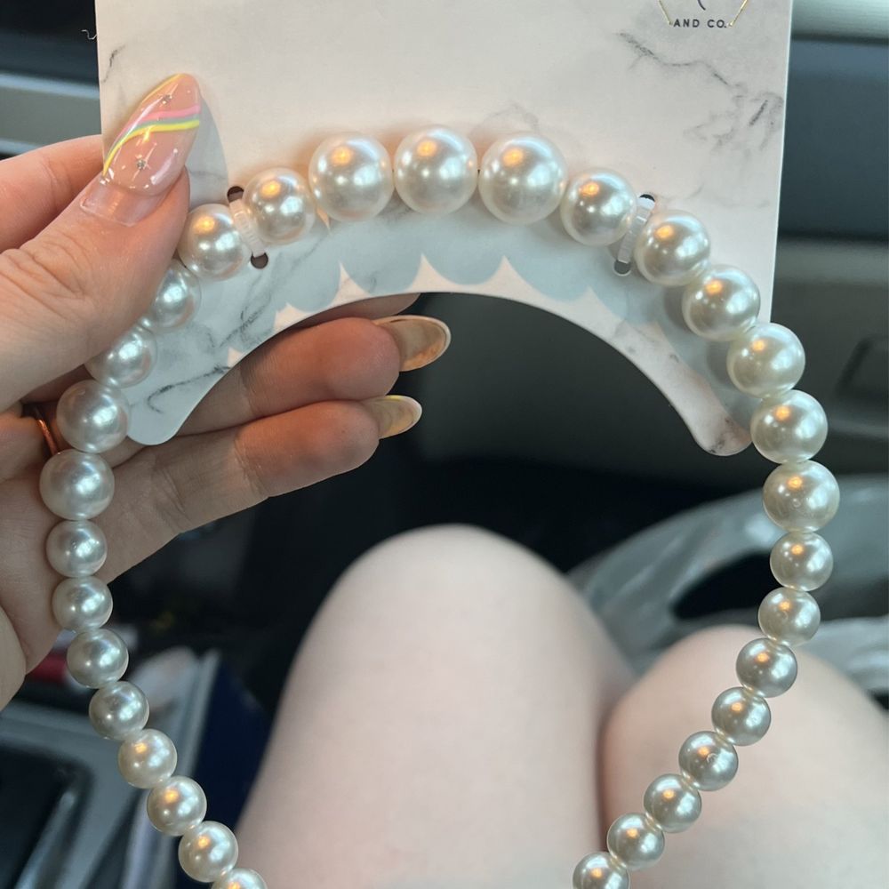 CVS Pharmacy - Hive and Co. Faux Pearl Headband is so classy on, my hubby purchased this for me! - Drugstores Near Me - TAHOE CITY, California