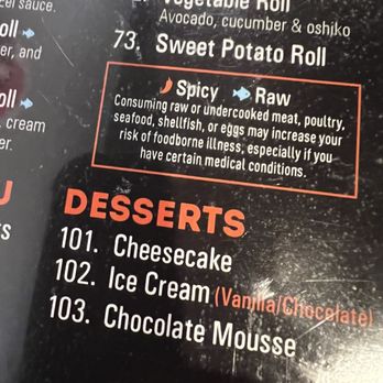 Sushi Ohayo - See dessert pics. - Salad Near Me - Lorton, Virginia Sushi Ohayo - See dessert pics. - Salad Near Me - Lorton, Virginia