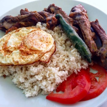 Munch Box - a plate of rice, meat, and a fried egg - Delis Near Me - Winnipeg, Manitoba Munch Box - a plate of rice, meat, and a fried egg - Delis Near Me - Winnipeg, Manitoba