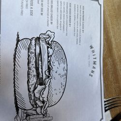 Whitmans - Kids menu