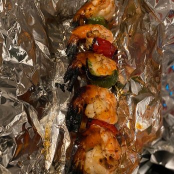 Calle 191 Pescaderia - Shrimp skewer, overcooked, not good - Seafood Markets Near Me - New York, New York Calle 191 Pescaderia - Shrimp skewer, overcooked, not good - Seafood Markets Near Me - New York, New York