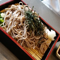 Sushizilla - One of our favourites "Zilla Soba" i cold base noodle with a dipping sauce kind of similar to tea