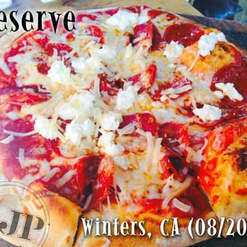 Preserve - Pizza of the Day ($14) Chorizo & Local Farmer's Cheese - "Personal size, thin crust pizzas made from scratch" - Lounges Near Me - Winters, California
