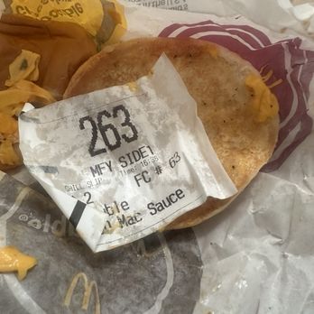 McDonald's - What I received!!! Order 1664 plain McDouble and 2 fries no salt and received 263 with everything I didnt order on it!! - Fast Food Near Me - Santa Ana, California McDonald's - What I received!!! Order 1664 plain McDouble and 2 fries no salt and received 263 with everything I didnt order on it!! - Fast Food Near Me - Santa Ana, California