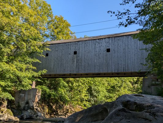 Historic Bulls Covered Bridge by null