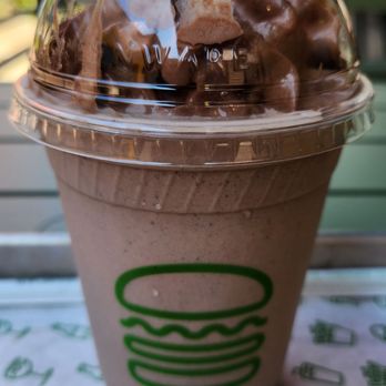 Shake Shack - Spectrum - Featured milkshake was Oreo Funnel Cake. It was amazing and filling! - Burgers Near Me - Irvine, California