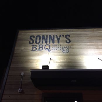 Sonny's BBQ - Entrance sign - Barbeque Near Me - Merritt Island, Florida