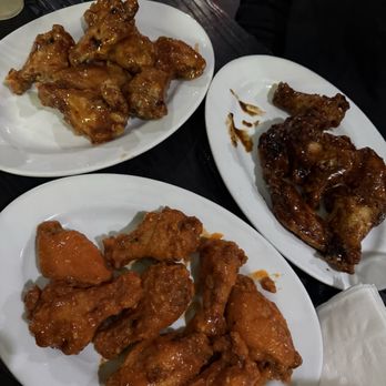 Blue 42 - Wings in  Jerk Ave maria  Sweet chili - Sports Bars Near Me - Elmwood Park, New Jersey