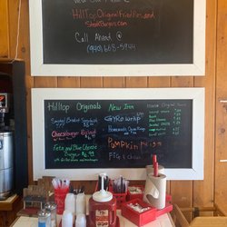 Hill Top Original Fried Pies And Steakburgers - Menu as of 10/18/21