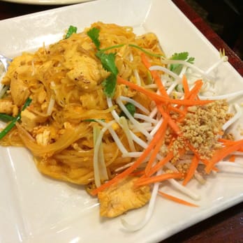 Amarin Thai Cuisine - Pad Thai with chicken $9.99 - Thai Near Me - Mountain View, California