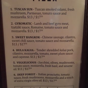Bar 35 - Pizza menu - Bars Near Me - Honolulu, Hawaii