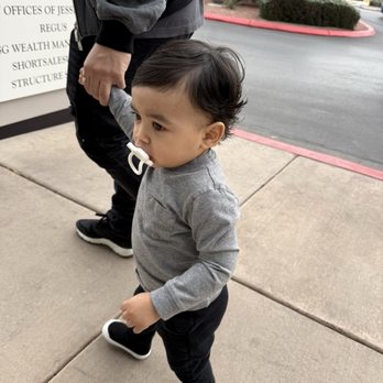 Cut It Out - After his haircut - Kids Hair Salons Near Me - Henderson, Nevada