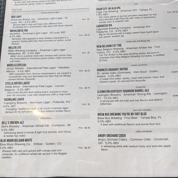 Ford's Garage St. Augustine - Rotating Draft Beer Menu 2 - Burgers Near Me - St. Augustine, Florida