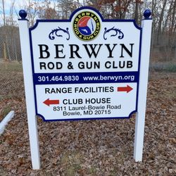 Berwyn Rod & Gun Club - BGRC sign