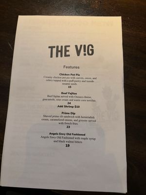 Menu photo 5 The Vig Peoria, AZ