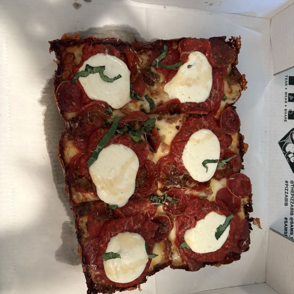 Sam’s Square Pie - El Jefe - Pizza Near Me - Indianapolis, Indiana Sam’s Square Pie - El Jefe - Pizza Near Me - Indianapolis, Indiana
