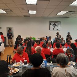 Houston Texans YMCA - The first free senior breakfast sponsored by The Foundation for Black Heritage & Culture